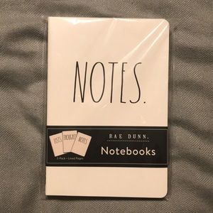 Rae Dunn 3 Pack of Notebooks